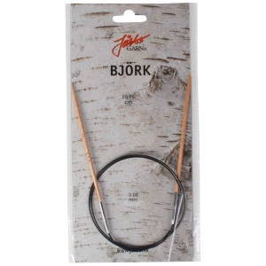 Järbo Björk Rundstricknadel Birke 80cm 3,00mm / 31.5in US2½