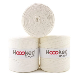 Hoooked Zpagetti T-Shirt Garn Unicolor 28 Cremeton 1 Stk