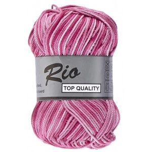 Lammy Rio Garn Print 630 Rosa/Keris/Violett 50 Gramm