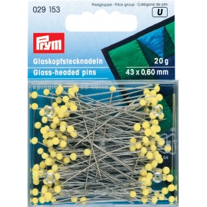Prym Glaskopfstecknadeln 0,60mm - 20g