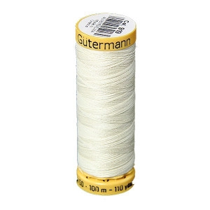 Gütermann Nähgarn Baumwolle 919 Natur 100m
