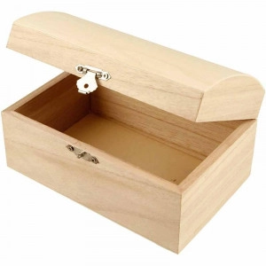 Holzkiste 11,5x5,8x5,8 cm