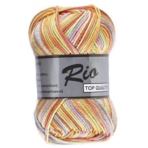 Lammy Rio Garn Print 634 Gelb/Orange/Rosa 50 Gramm