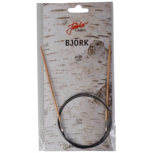 Järbo Björk Rundstricknadel Birke 80cm 2,50mm / 31.5in US1½