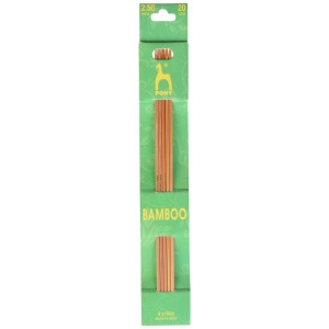 Pony Strumpfstricknadel Bambus 20cm 2,50mm 7.9in US 1½