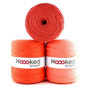 Hoooked Zpagetti T-Shirt Garn Unicolor 09 Orangeton 1 Stk