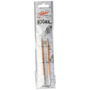 Järbo Björk austauschbare Rundstricknadeln Birke 13cm 4.50mm US7