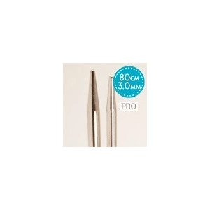 Drops Pro Rundstricknadeln Messing 80cm 3,00mm / 31.5in US2½