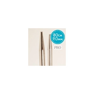 Drops Pro Rundstricknadeln Messing 80cm 9,00mm / 31.5in US13