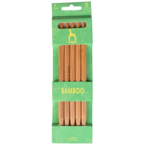 Pony Strumpfstricknadel Bambus 20cm 9,00mm 7.9in US 13
