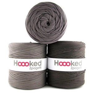 Hoooked Zpagetti T-Shirt Garn Unicolor 3 Grau-/Braunton 1 Stk