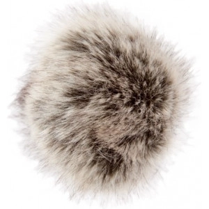 Rico Pompon Quaste Acryl Mix Schwarz/Natur 10 cm