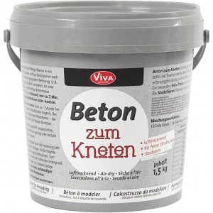 Beton-Modelliermasse, 1500g, Grau