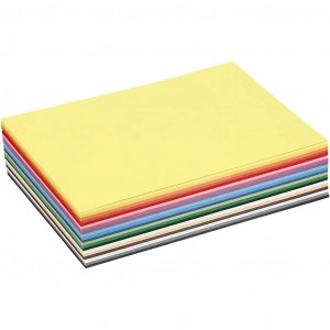 Kreativ-Karton, A5 148x210mm, 180g, 300 Blatt, Farbenmix