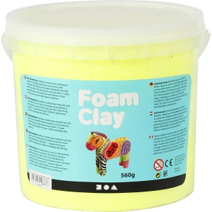 Foam Clay® , Neongelb, 560g/ 1 Eimer