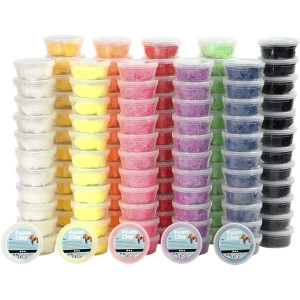 Foam Clay® , Sortierte Farben, 10x12Dose/ 1 Pck