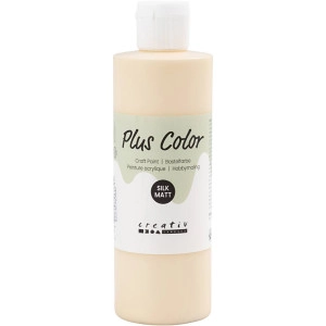 Plus Color Bastelfarbe, Hellbeige, 250ml/ 1 Fl.