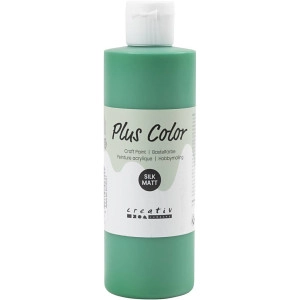 Plus Color Bastelfarbe, Brillantgrün, 250ml/ 1 Fl.