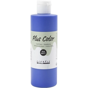 Plus Color Bastelfarbe, Ultramarinblau, 250ml/ 1 Fl.