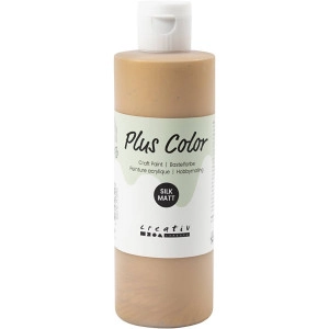 Plus Color Bastelfarbe, Gold, 250ml/ 1 Fl.