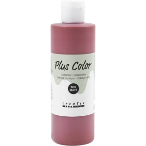 Plus Color Bastelfarbe, Altrot, 250ml/ 1 Fl.