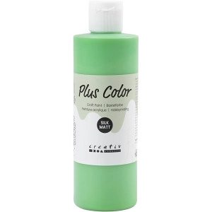 Plus Color Bastelfarbe, Hellgrün, 250ml/ 1 Fl.