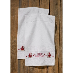 Permin Stickerei-Set Frohe Weihnachten 2pk 30x50cm