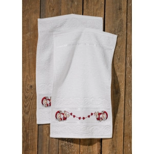 Permin Stickerei-Set Herz Zwerge 2pk 30x50cm