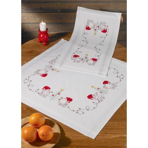 Permin Stickerei-Set Läufer Dekoration für Weihnachten 40x80cm
