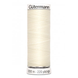 Gütermann Nähfaden Polyester 001 - 200m