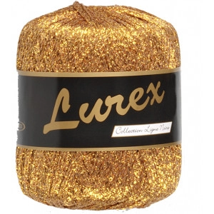 Lammy Lurex Garn 03 Dunkelgold