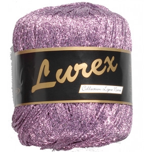 Lammy Lurex Garn 12 Hellviolett