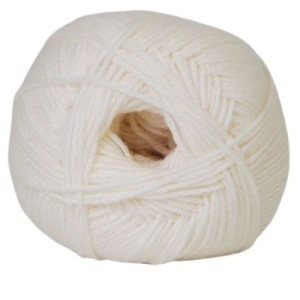 Hjertegarn Lana Cotton 212 Garn Farbe 100 Natur