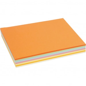 Pastellkarton, A4 210x297mm, 160g, 210 versch. Blatt, Pastellfarben