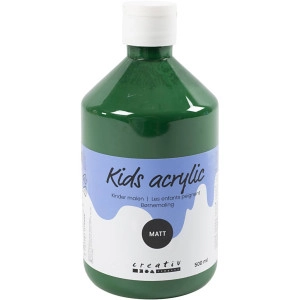 Acrylfarbe Matt, Dunkelgrün, 500ml/ 1 Fl.