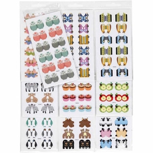 Index Sticker, Blatt 7,5x15 cm, 10Pck/ 1 Pck