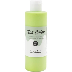 Plus Color Bastelfarbe, Lindgrün, 250ml/ 1 Fl.