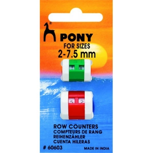 Pony Reihenzähler 2-7,5mm - 2 Stk
