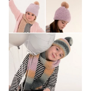Rico Creative Glühwürmchen Anleitung Mütze und Schal für Kinder