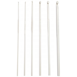 Pony Häkelnadel Set Aluminium 15cm 2-5mm 6 Größen