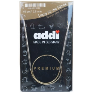 Addi Turbo Rundstricknadeln Messing 40cm 3,50mm / 15.7in US4