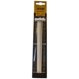 Addi Aluminium Strumpfstricknadeln 15 cm 2,50 mm / 5.9in US1½