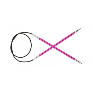 KnitPro Zing Rundstricknadeln Aluminium 120cm 10.00mm / 47.2in US15 Ru