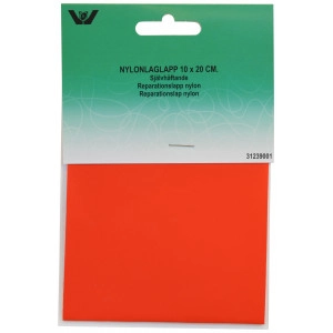Selbstklebende Ausbesserungs-Patches Nylon Rot 10x20cm - 1 Stk