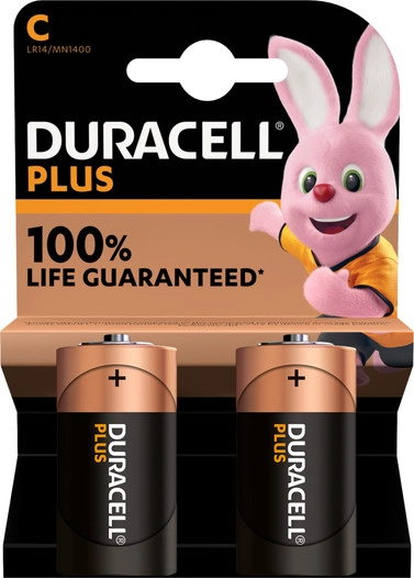 Duracell Plus C-Batterien (2)