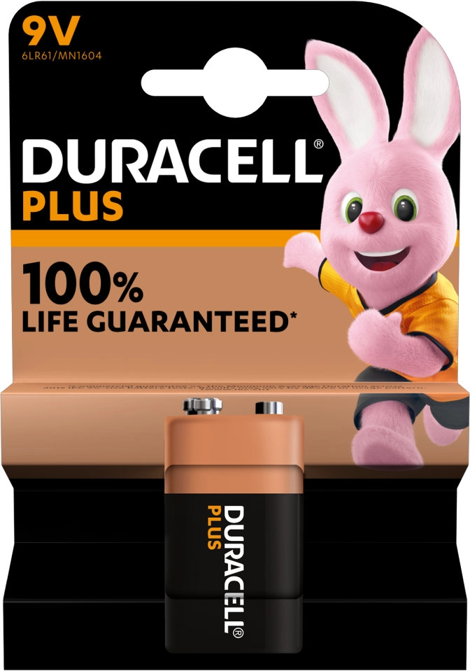 Duracell Plus 9V Block-Batterie
