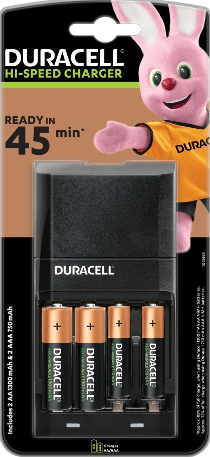 Duracell CEF27 45-Minuten-Ladegerät