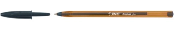 Bic Cristal Kugelschreiber schwarz fein
