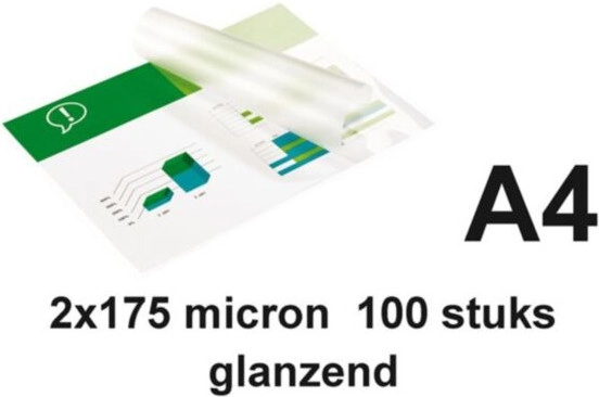 GBC Laminierfolien A4 glänzend 2x175 Mikron 100 Stück