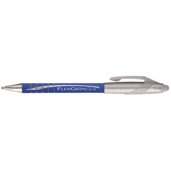 12x Paper Mate Flexgrip Elite Kugelschreiber blau breit